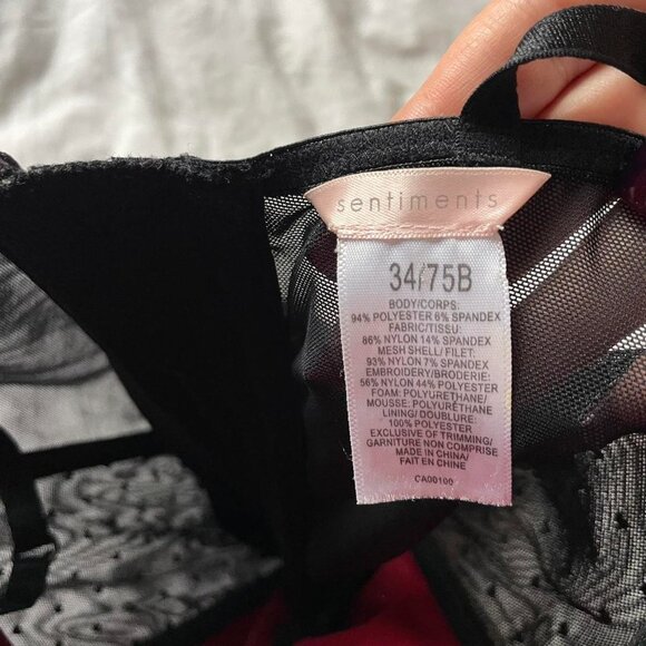 Black & Red Corset Top - Picture 2 of 7